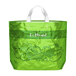 Сумка ПП многоразовая " Интерпак " с петлевой ручкой, 60*50см 160мкм Маркет