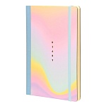 Ежедневник недатированный А5 на резинке 7БЦ " Lorex " 96л Full gradient мятный, линия, обложка - мелованный картон, ламинация софт-тач, тиснение фольгой, тонированный блок 80г/м2, печать в 2 краски, скругленные углы, справочная информация, индивидуальная 