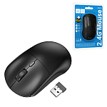 Мышь " Hoco " GM42 Platino беспроводная оптическая, 4 кнопки, черная, 800/1200/1600 DPI, 2,4G+Bluetooth, USB (батарейки в комплект не входят)