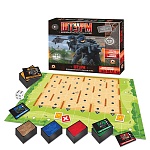 Игра настольная " Русский стиль " Штурм, состав: игровое поле, карточки- 100шт, жетоны- 95шт, кубик, инструкция, от 9лет, картонная упаковка 26,5*36,5*4,5см