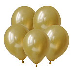 Шар латексный " Браво " металлик 12"/30см золото