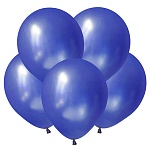 Шар латексный " Браво " металлик 12"/30см синий