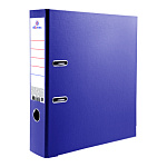 Папка-регистратор А4 " Attomex " разборная 75мм синяя, ПВХ, пластиковый карман со сменной этикеткой, металлическая окантовка