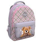 Рюкзак " Erich Krause " 44*23*33см EasyLine 20L Teddy Bear, многоцветный, мягкая спинка, 2 отделения, внешний карман на передней стенке на молнии, 2 боковых кармана, светоотражающие элементы, регулируемые лямки, нагрудный фиксатор лямок