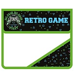 Папка " Пчелка " МАЛЫЙ ФОРМАТ А5-36 (230*190*50мм) на липучке 2отделения Гейм плэй, клапан, с уголком, пластик