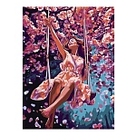 Картина по номерам " Lori " 30*40см Весеннее настроение, состав набора: холст с контуром на подрамнике, краски, кисть, вспомогательный лист, акриловый лак, крепления, инструкция, картонная упаковка