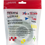 Скотч " deVente " Repair & Craft 10мм*3м, двухсторонний, многоразовый, прозрачный, пакет 11*11см, европодвес