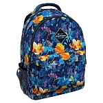 Рюкзак " Erich Krause " 44*23*33см EasyLine 20L Watercolor, синий, мягкая спинка, 2 отделения, внешний карман на передней стенке на молнии, 2 боковых кармана, регулируемые лямки, кармашек на молнии на лямке