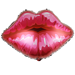 Шар фольгированный фигурный 30"/76см Губы