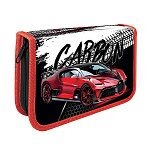 Пенал " Пчелка " ПО-401 1 отделение 130*200*30мм Lux auto, бархатное покрытие soft-touch