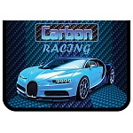 Папка для труда " Пчелка " А4 (325*230*25мм) ПТР-5 Carbon Racing, молния вокруг, печать на пластике