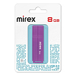 Флеш-диск " Mirex " 8GB Line фиолетовый USB 2.0