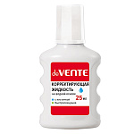 Корректирующая жидкость " deVente " 25мл с кисточкой, на водной основе, быстросохнущая, картонный дисплей
