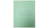 Тетрадь 12л линия внут.блок белый (зел.обл.) БЕЗ НАДПИСИ ТЕТРАДЬ на обложке