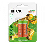 Аккумулятор " Mirex " HR6 2000mAh, 2шт Ni-Mh