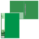 Папка-скоросшиватель " KWELT " А4 Standart зеленая, пластик 0,7мм, бумажная вставка во внешний кармашек, внутренний карман, индивидуальный штрихкод