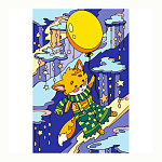 Картина по номерам " Lori " 20*30см Маленький лис состав набора: холст с контуром на подрамнике, краски, кисть, палитра, инструкция, картонная упаковка