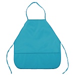 Накидка для труда " deVente " 39*49см бирюзовый, 2 кармана, водоотталкивающая ткань