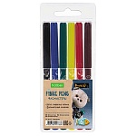 Фломастеры " Hatber " ECO Кот Басик 6цв круглые, вентилируемый колпачок, блистер, европодвес