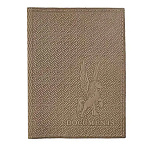 Обложка для автодокументов и паспорта " Имидж " Documents бежевая, натуральная кожа, тиснение конгрев