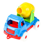 Машинка " Рыжий кот " мини Бетономешалка 12см, пластик