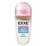 Дезодорант ролик женский " Exxe " Защита и свежесть, антиперспирант, 50мл
