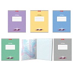 Тетрадь А5 12л клетка " Академия Групп " Российского школьника, офсет, на скобе, обложка - мелованный картон, 5 дизайнов в спайке