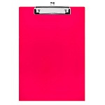 Планшет " KWELT " А4 полупрозрачный, тонированный, розовый, пластик 2мм