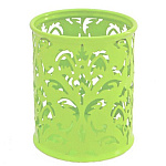 Стакан " KWELT " 8*9,5см, металлический ажурный, круглый, светло-розовый