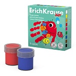 Гуашь пальчиковая " Erich Krause " Baby 9цв*20мл, с Алоэ Вера, картонная упаковка