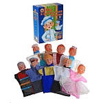 Кукольный театр " Русский стиль " Мы в профессии играем, в комплекте: 9 кукол-перчаток, книжка со сценариями, картонная упаковка 20,5*30*10см, от 3 лет