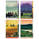 Блокнот МАЛЫЙ ФОРМАТ А7 40л " Альт " Природа (ассорти), клетка, обложка - мелованный картон, на скобе, 4 дизайна