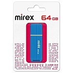 Флеш-диск " Mirex " 64GB Line голубой USB 3.0