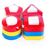 Сортер-пирамидка " Рыжий кот " Формы и цвета, пластик