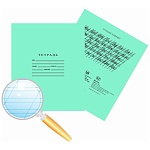 Тетрадь 12л косая линия внут.блок белый (зел.обл.) СУПЕР КАЧЕСТВО