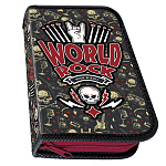 Пенал " Пчелка " ПО-02 1 отделение 115*190*30мм World rock, ламинированный картон