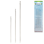 Иглы для шитья ручные " Gamma " для мягких игрушек 3шт, картонный блистер, европодвес