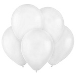 Шар латексный " Браво " пастель 12"/30см белый
