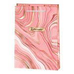 Пакет бумажный " Мир открыток " 18*22,7*10см Для тебя! Узоры, ламинированный