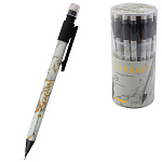 Карандаш механический " Bruno Visconti " Carrara, 0,7мм, с ластиком, пластиковый корпус, пластиковый клип, пластиковая туба