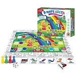 Игра настольная " Русский стиль " В мире цвета с Алисой и Никитой, состав: игровое поле, карточки - 84шт, фишки - 4шт, кубик, правила игры, картонная упаковка 33*26,5*5см