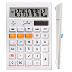 Калькулятор настольный 12 разрядов " Erich Krause " CC-352, 105*162*10мм, двойное питание, белый