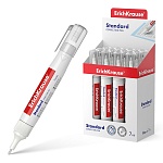 Корректирующая ручка " Erich Krause " Standard 7мл, металлический наконечник, картонная упаковка