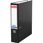 Папка-регистратор А4 " Erich Krause " Granite сборная 70мм черная, ПВХ, пластиковый карман со сменной этикеткой