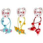 Резинка для волос " DecoreMe " Птички 2шт 3 цвета, европодвес