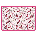 Папка " Пчелка " А4-291 (325*230*55мм) молния сверху Летние бабочки, пластиковая печать на картоне