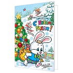 Открытка " Мир открыток " 2-06 Новогодняя- С Новым годом! Волшебного праздника, 123*187мм, блестки, текст