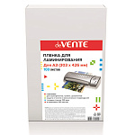 Пленка для ламинирования " deVente " А3 0,1мм, глянцевая, 100л, 303*426мм