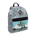Рюкзак " Erich Krause " 39*29*13см EasyLine 17L Snow Freedom, мягкая спинка, 1 отделение, внешний карман на молнии, регулируемые лямки
