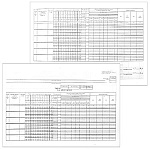 Бланк " Табель учета рабочего времени " А3 офсет